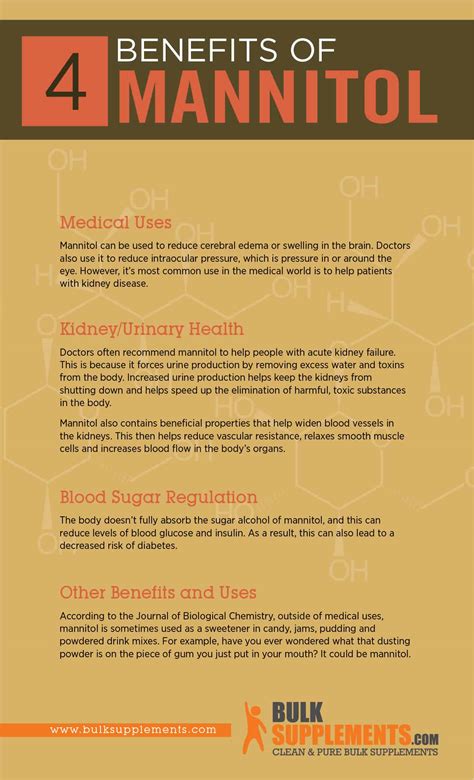 mannitol moa|mannitol sweetener side effects.